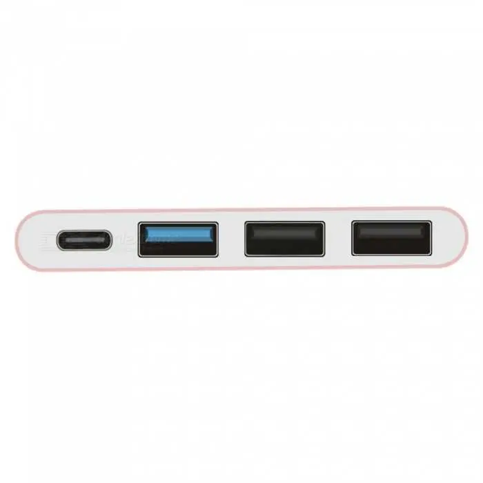 Benks U23 Type-C 3'ü 1 Arada USB Adaptör, USB 3.0 ve 2x USB 2.0