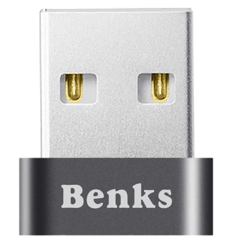 Benks U33 USB 2.0 to Type-C Dönüştürücü Adaptör, Alüminyum