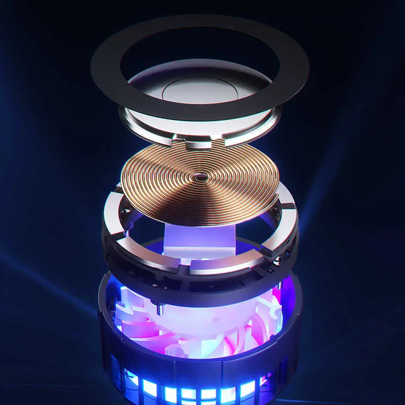 Benks W07 SE Manyetik Telefon Soğutucu Fan, RGB Işıklı
