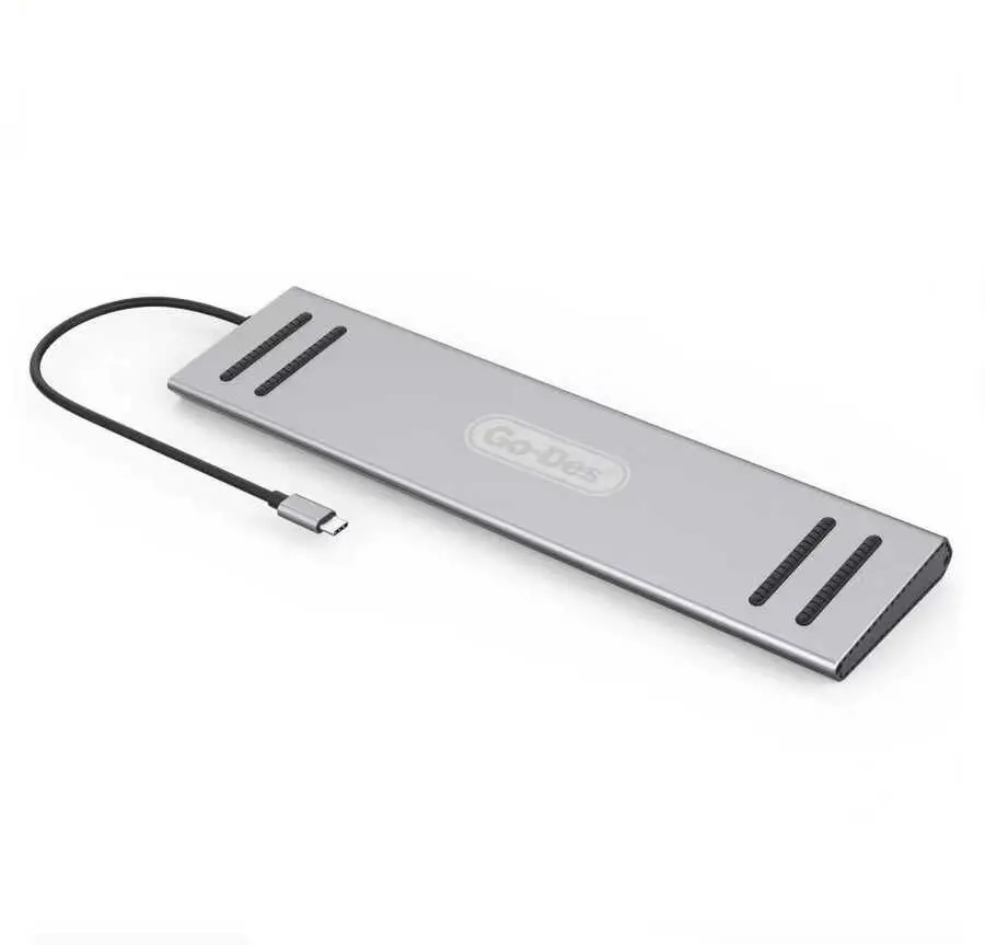 Go Des GD-9120 14'ü 1 Arada Type-C Hub, Stand Özellikli ve 4K HDMI