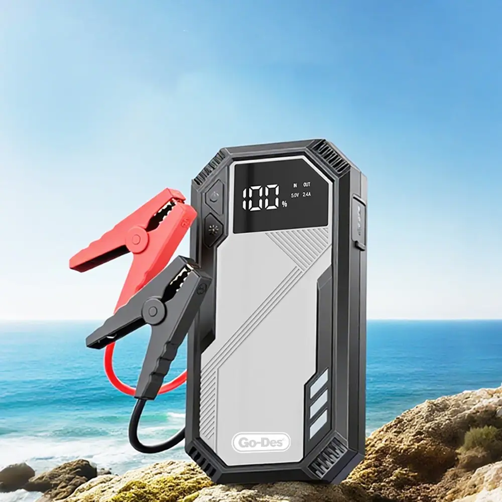 Go Des GD-B635 LED Işıklı Araç Akü Acil Durum Takviye Güç Kaynağı 12V