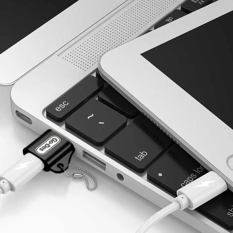Go Des GD-CT028 Type-C to USB Çevirici, PD Hızlı Şarj ve USB 3.0 Çıkış