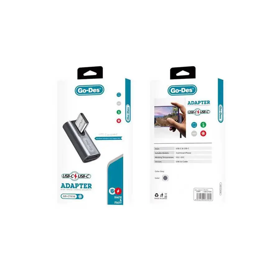 Go Des GD-CT038 Type-C to Type-C Çevirici OTG, USB 3.0