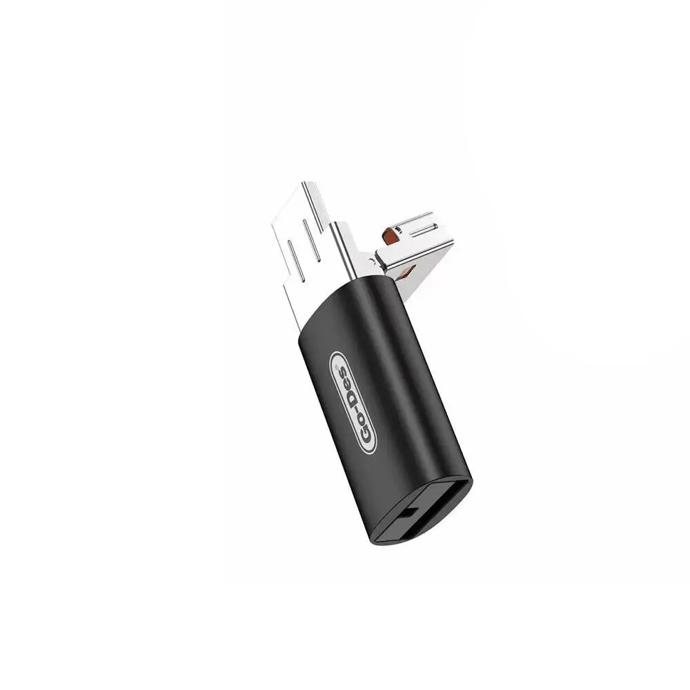 Go Des GD-CT191 TF to USB-A/Type-C 2'si 1 Arada OTG Kart Okuyucu
