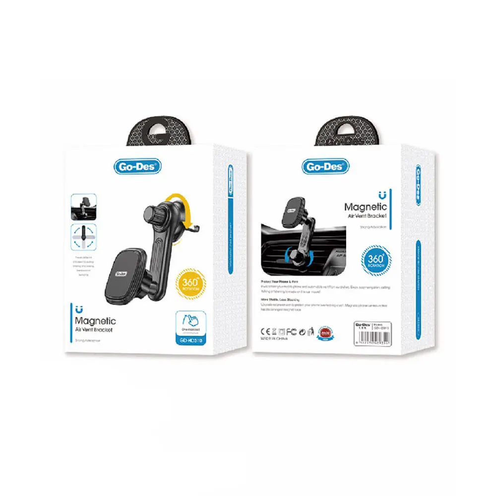 Go Des GD-HD310 Manyetik 360 Derece Dönebilen Araç Telefon Tutucu