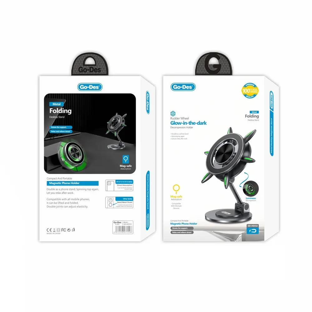 Go Des GD-HD332 360 Derece Dönebilen Fosforlu Magnetik Metal Stand