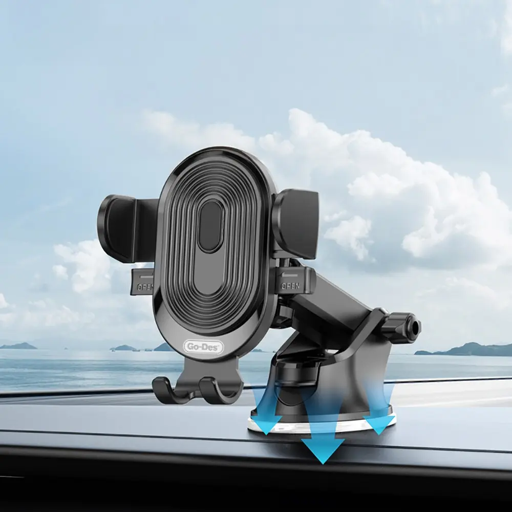 Go Des GD-HD353 360 Derece Dönebilen Vakumlu Araç İçi Telefon Tutucu