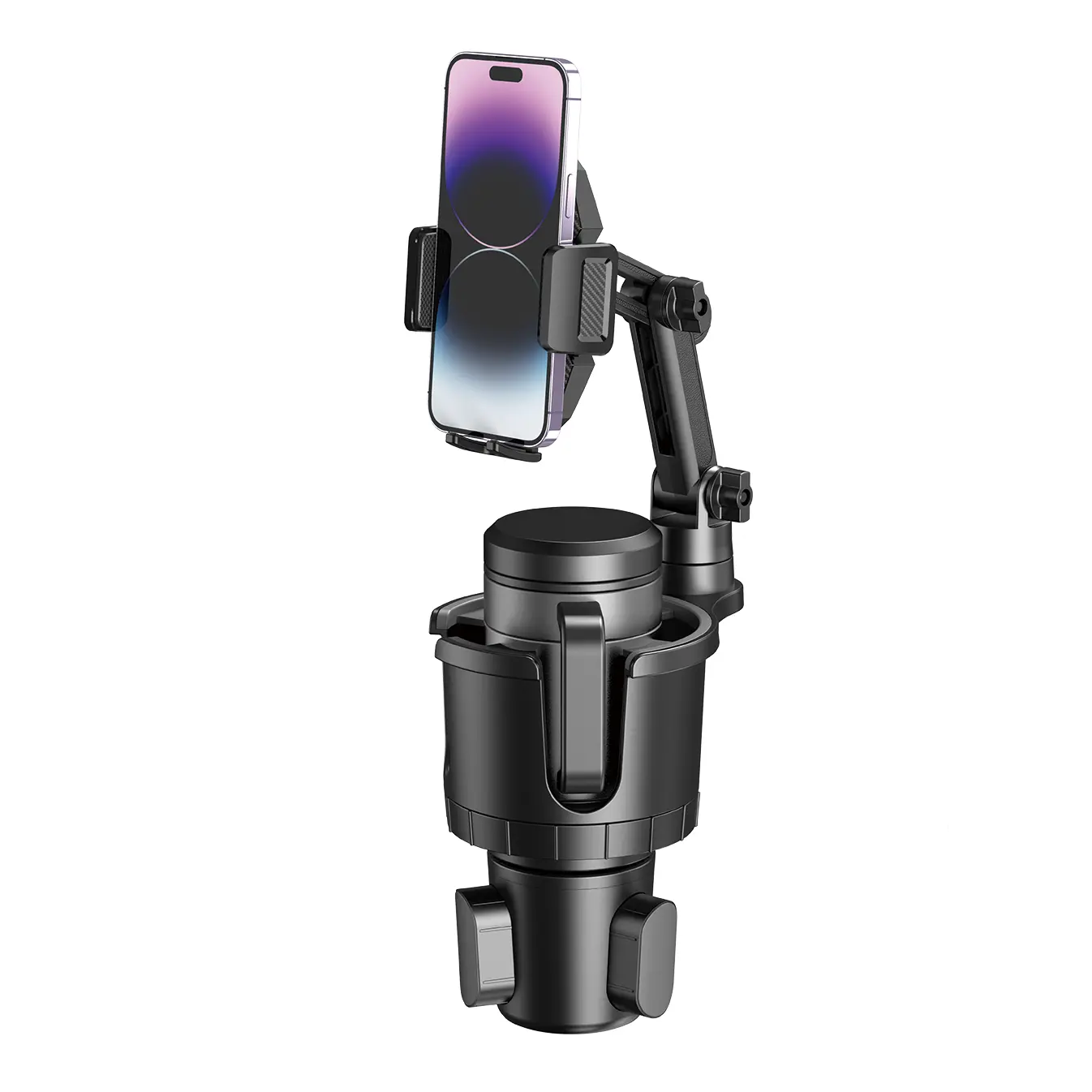 Go Des GD-HD566 360 Derece Dönebilen 2'si 1 Arada Araç Telefon ve Bardak Tutucu