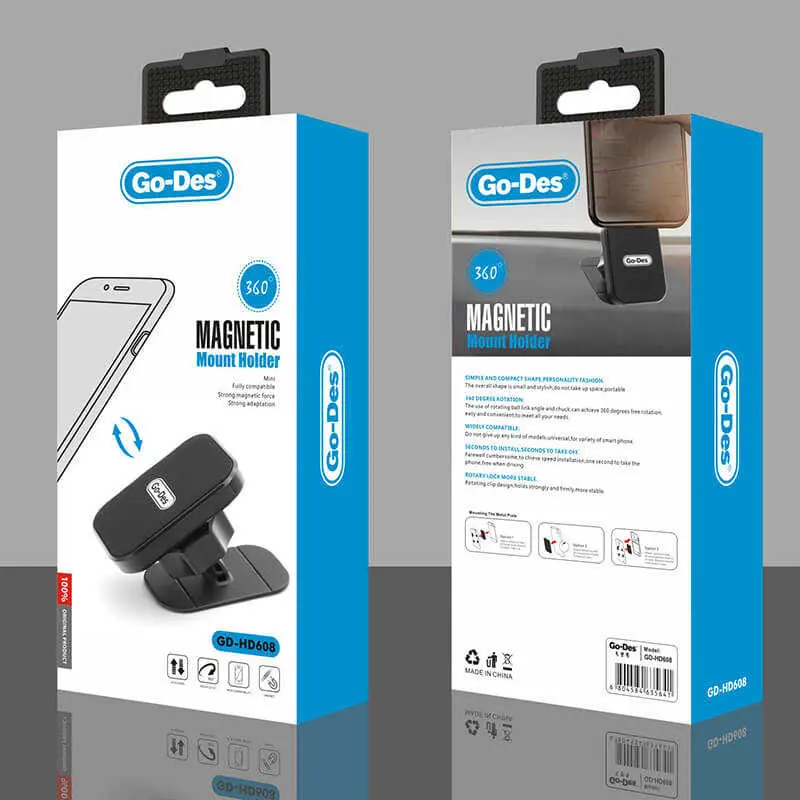 Go Des GD-HD608 Manyetik Araç ve Masaüstü Telefon Tutucu