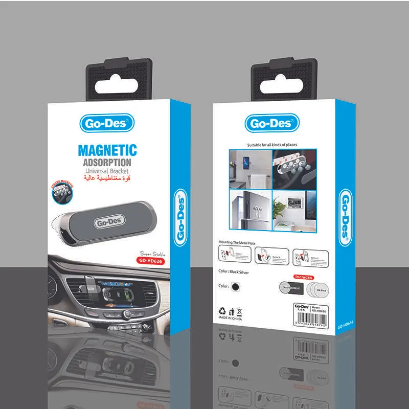 Go Des GD-HD636 Manyetik Araç Telefon Tutucu, 3M Yapıştırıcılı