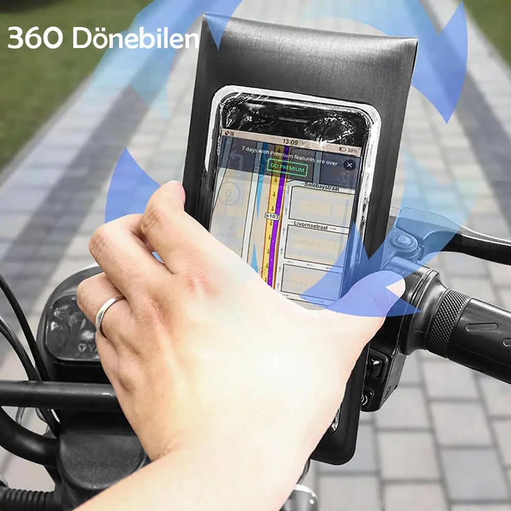 Go Des GD-HD907 Su Geçirmez Bisiklet ve Motosiklet Telefon Tutucu