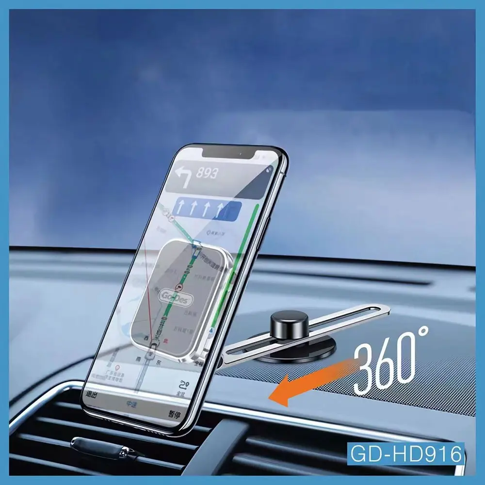 Go Des GD-HD916 Manyetik 360 Derece Dönebilen Araç Telefon Tutacağı