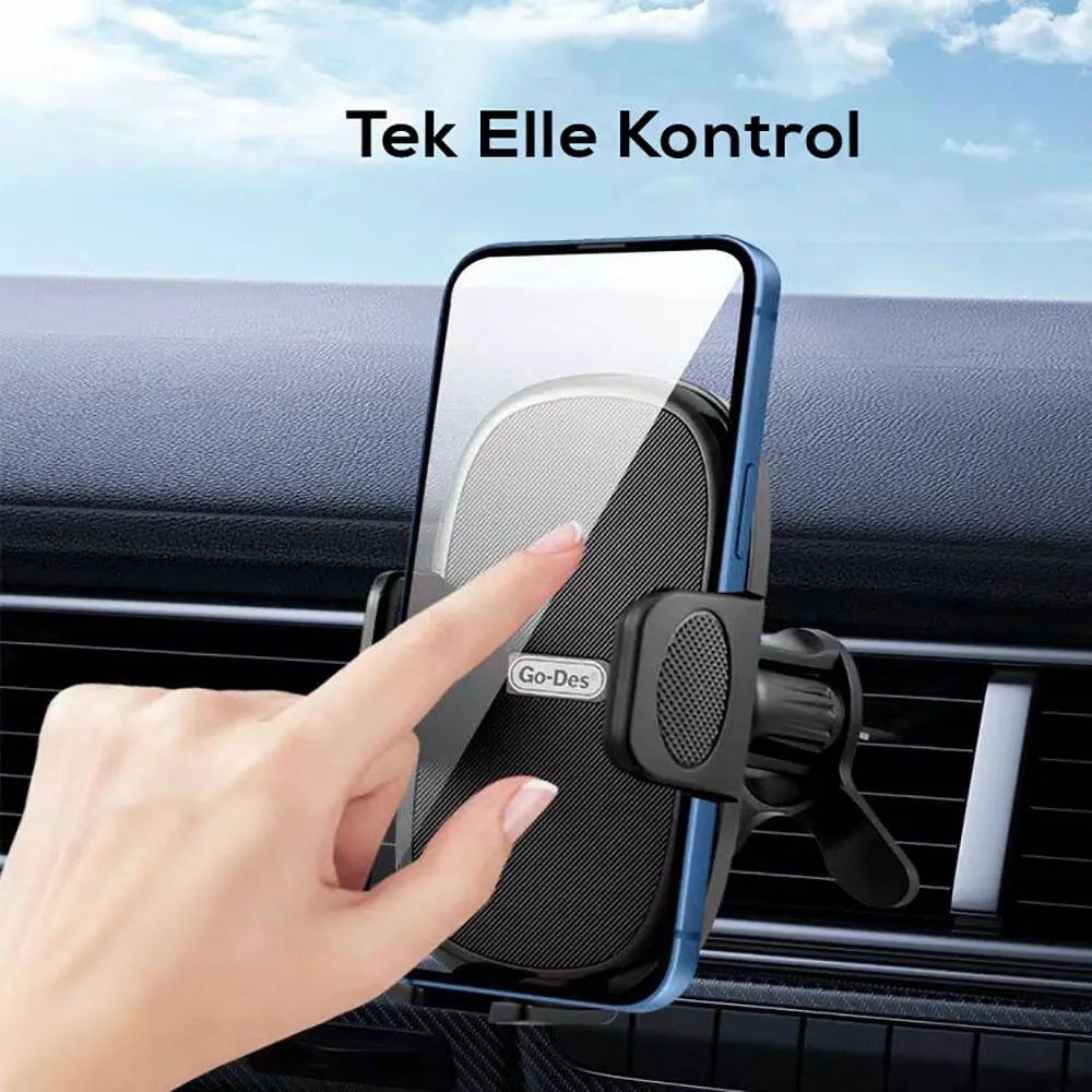 Go Des GD-HD936 360° Dönebilen Uzayan Başlıklı Araç Telefon Tutucu