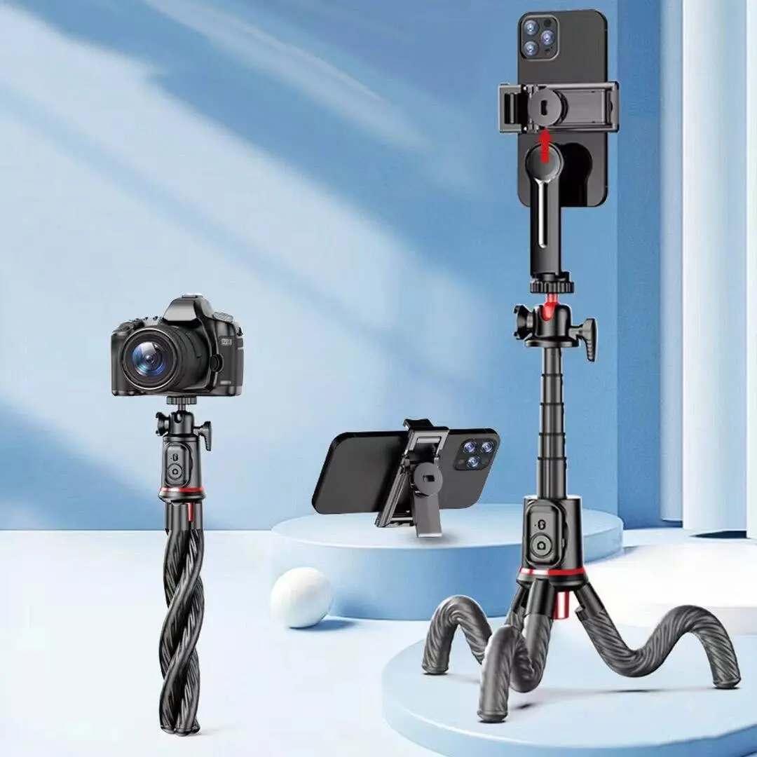 Go Des GD-ST86 Teleskopik Esnek Tripod, Uzaktan Kumandalı
