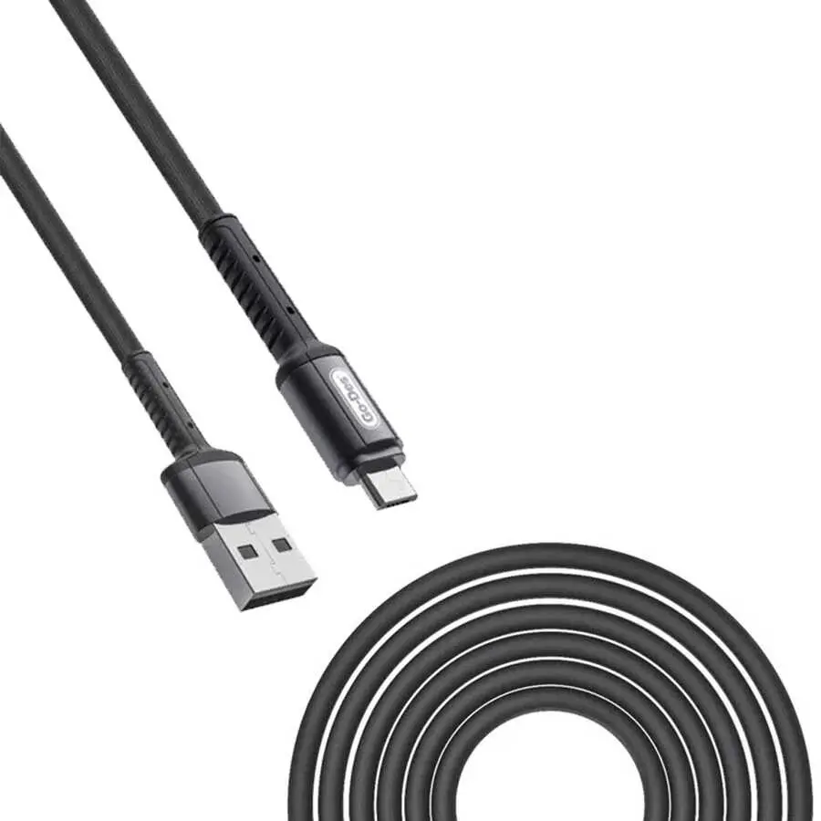 Go Des GD-UC559 Micro USB Şarj ve Data Kablosu, 3 m, 3A