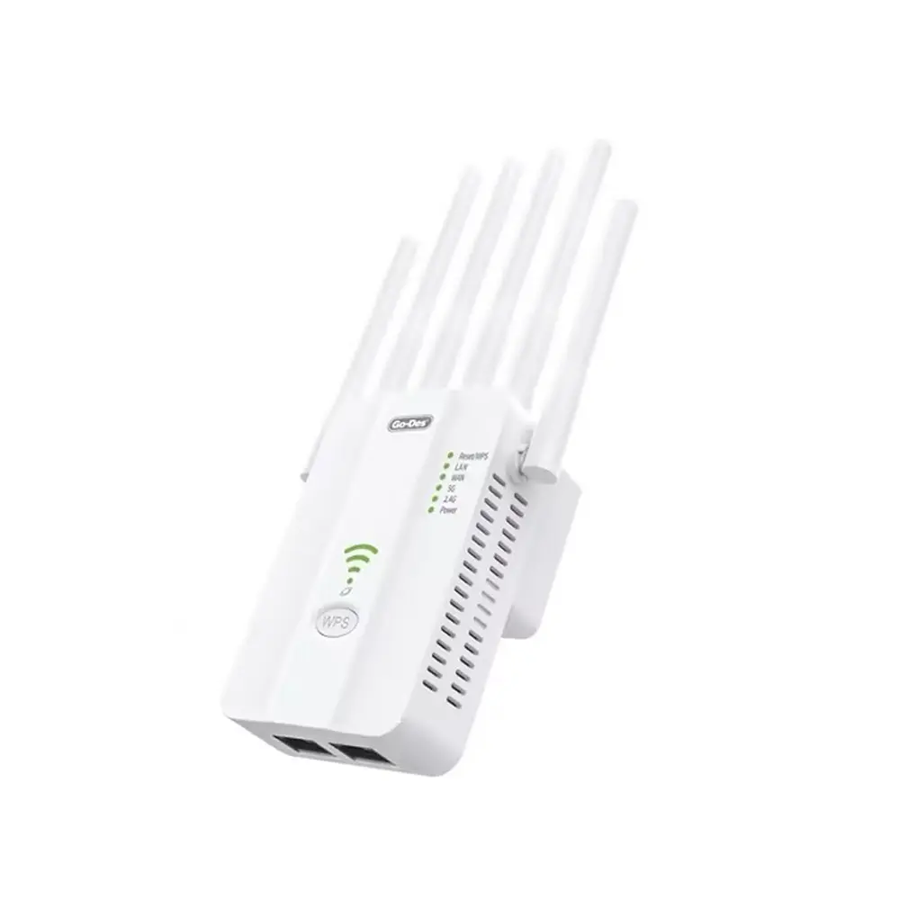Go Des GD-WPS032 1200Mbps 6 Antenli 5GHz WiFi Sinyal Güçlendirici Router