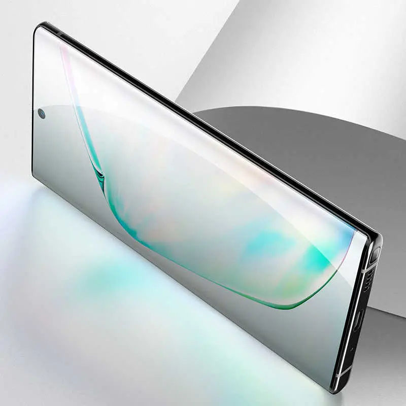Galaxy Note 10 Tam Kaplamalı Kavisli Cam Ekran Koruyucu - Benks X Pro+