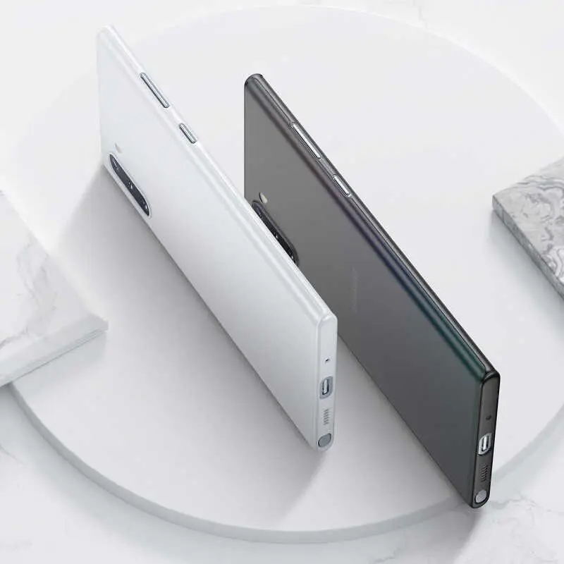Galaxy Note 10 İnce Mat Şeffaf Kılıf - Benks Lollipop Protective