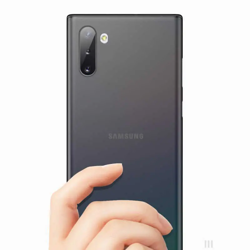 Galaxy Note 10 İnce Mat Şeffaf Kılıf - Benks Lollipop Protective