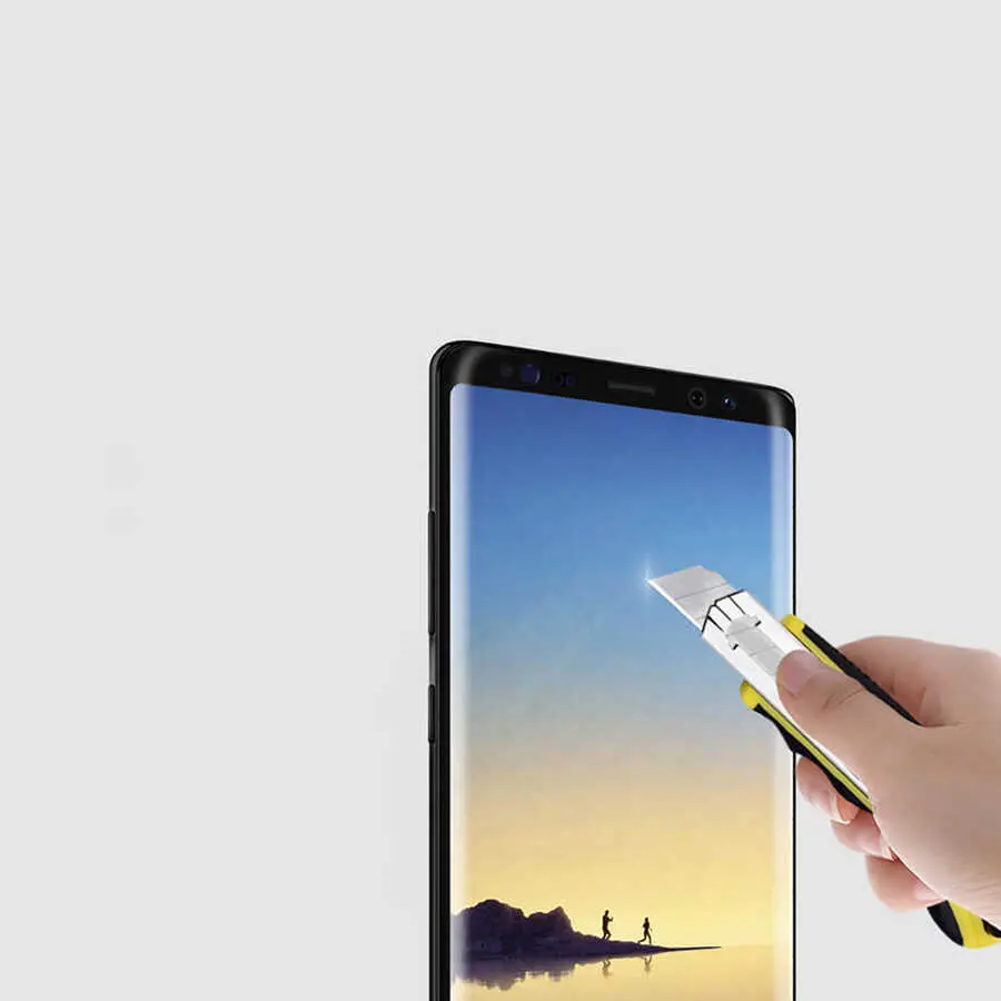 Galaxy Note 8 Seramik Ekran Koruyucu, 3D Kavisli - Davin