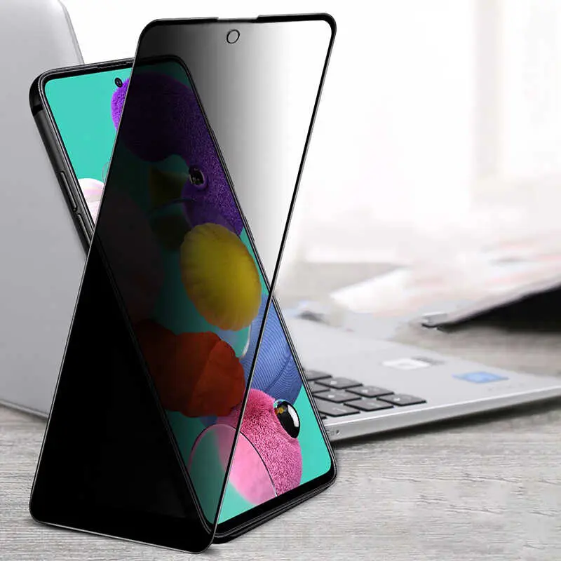 Galaxy A53 5G Gizlilik Cam Ekran Koruyucu - Davin 5D Privacy