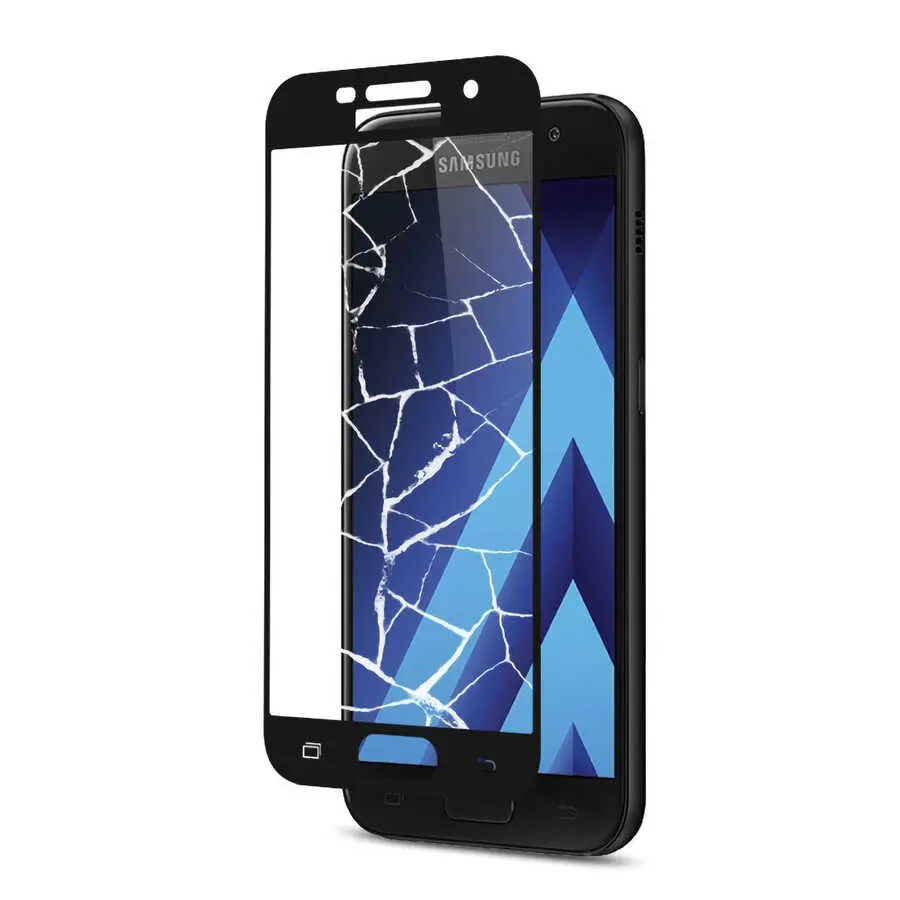 Galaxy A7 2017 Tam Kaplama 5D Cam Ekran Koruyucu - Davin