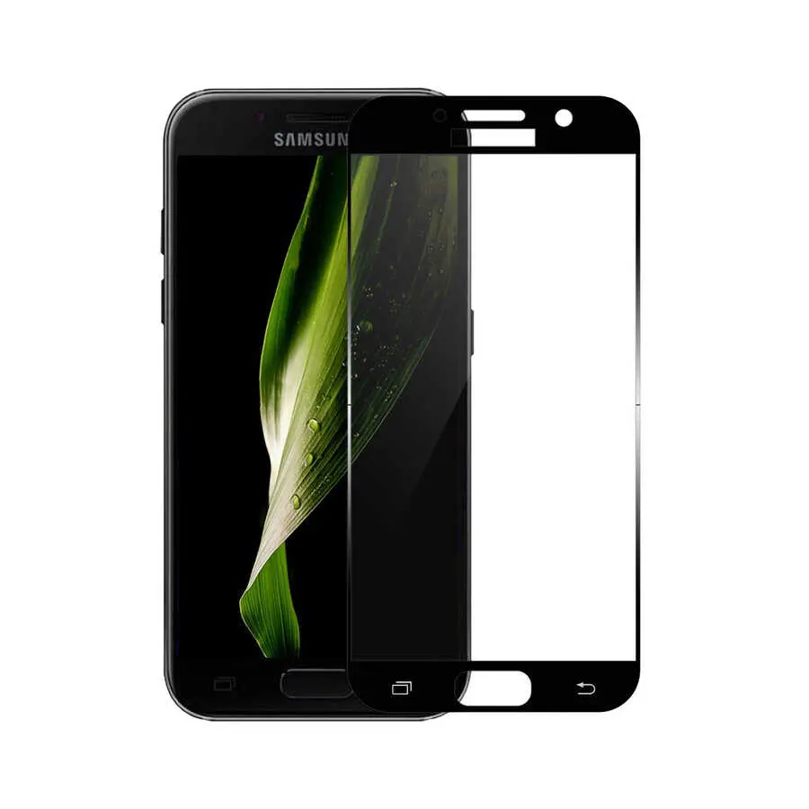 Galaxy A7 2017 Tam Kaplama 5D Cam Ekran Koruyucu - Davin