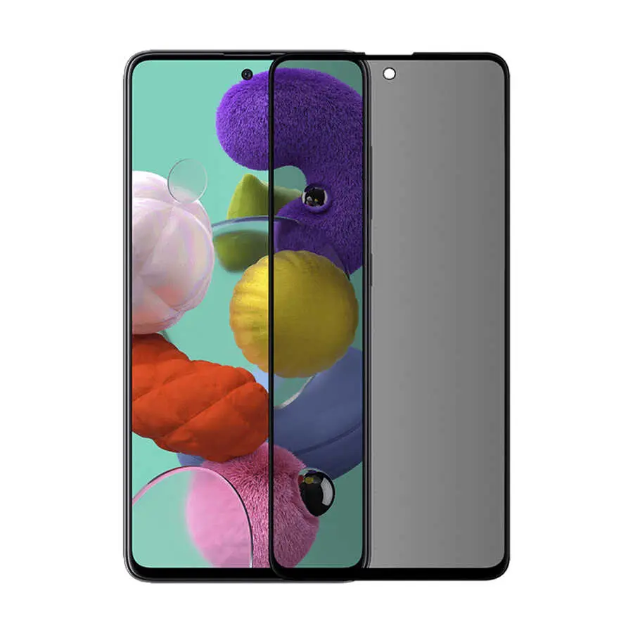 Galaxy A73 5D Privacy Cam Ekran Koruyucu - Davin