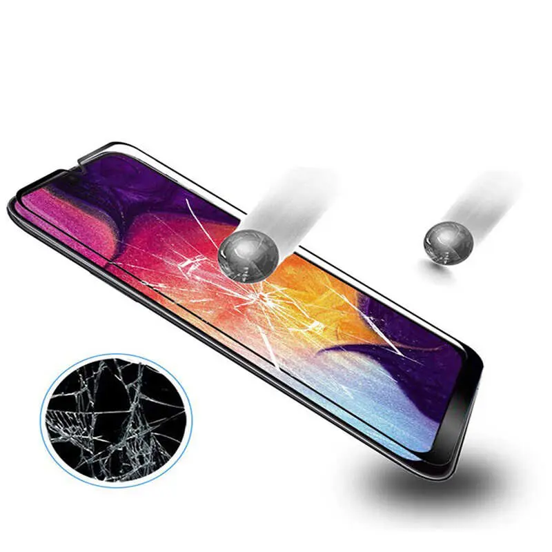 Galaxy A03s Tam Kaplama 5D Temperli Cam Ekran Koruyucu - Davin