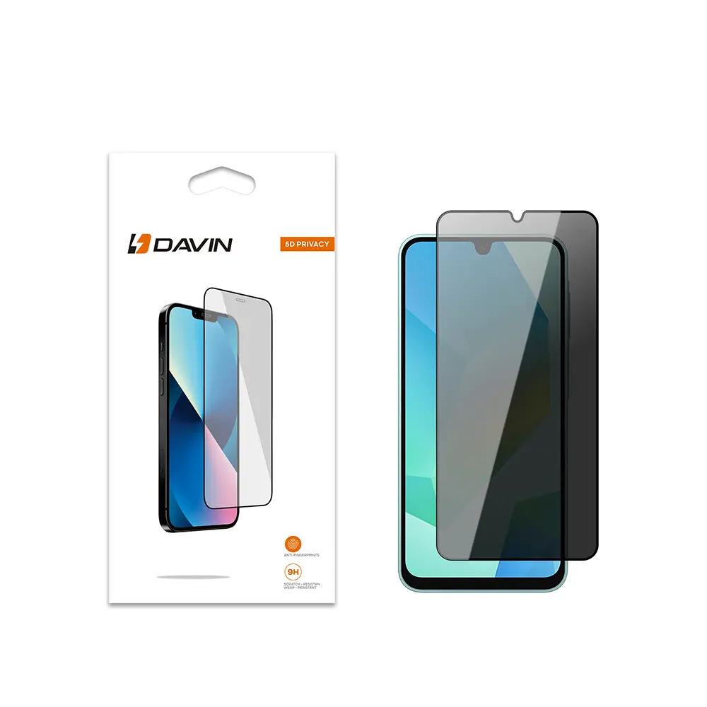 Galaxy A16 5D Privacy Cam Ekran Koruyucu - Davin