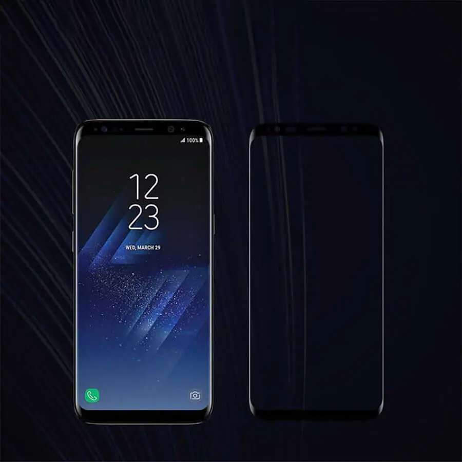 Galaxy S8 Seramik Ekran Koruyucu, 3D Kavisli ve Esnek Yapı - Davin