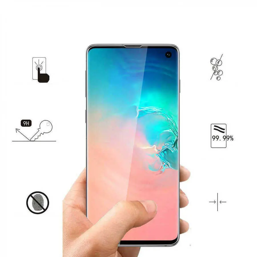 Galaxy S10 Seramik Ekran Koruyucu, 3D Kavisli ve Esnek Yapı - Davin