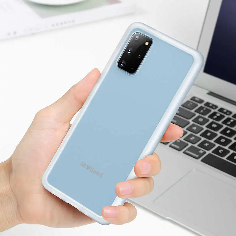 Galaxy S20 Plus Mat Yüzeyli Darbe Emici Kılıf - Benks Magic Smooth