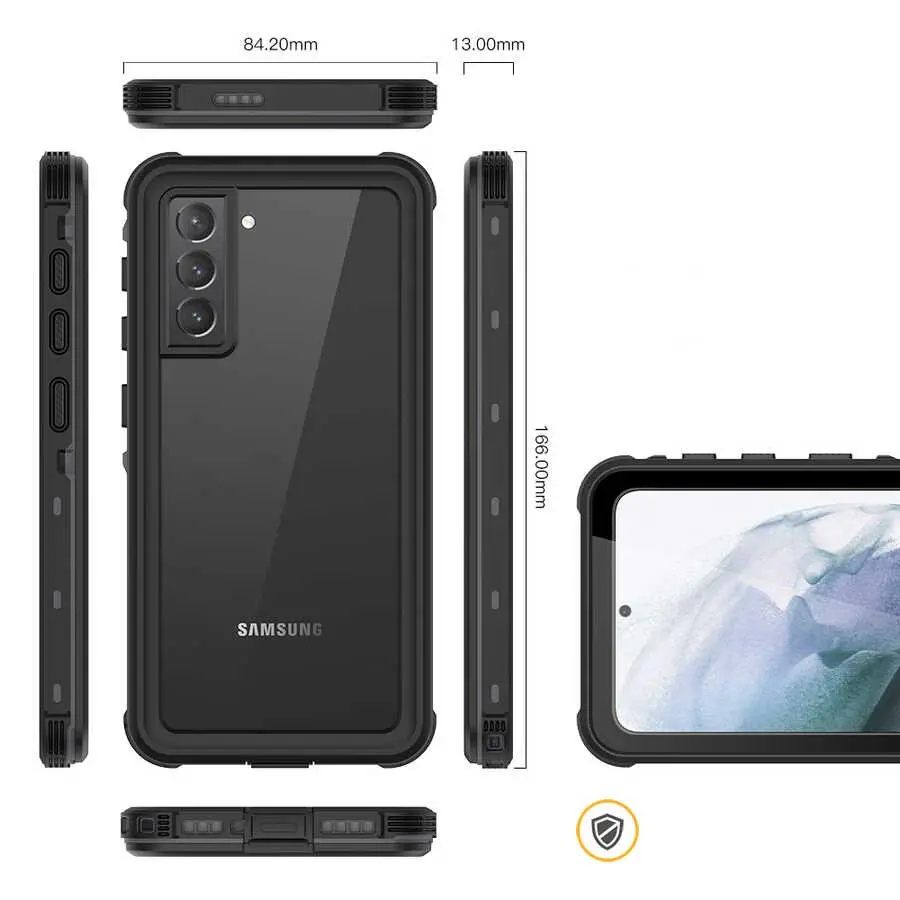 Galaxy S21 Plus Su Geçirmez Kılıf, 2 m Düşme Dayanımlı - Zore