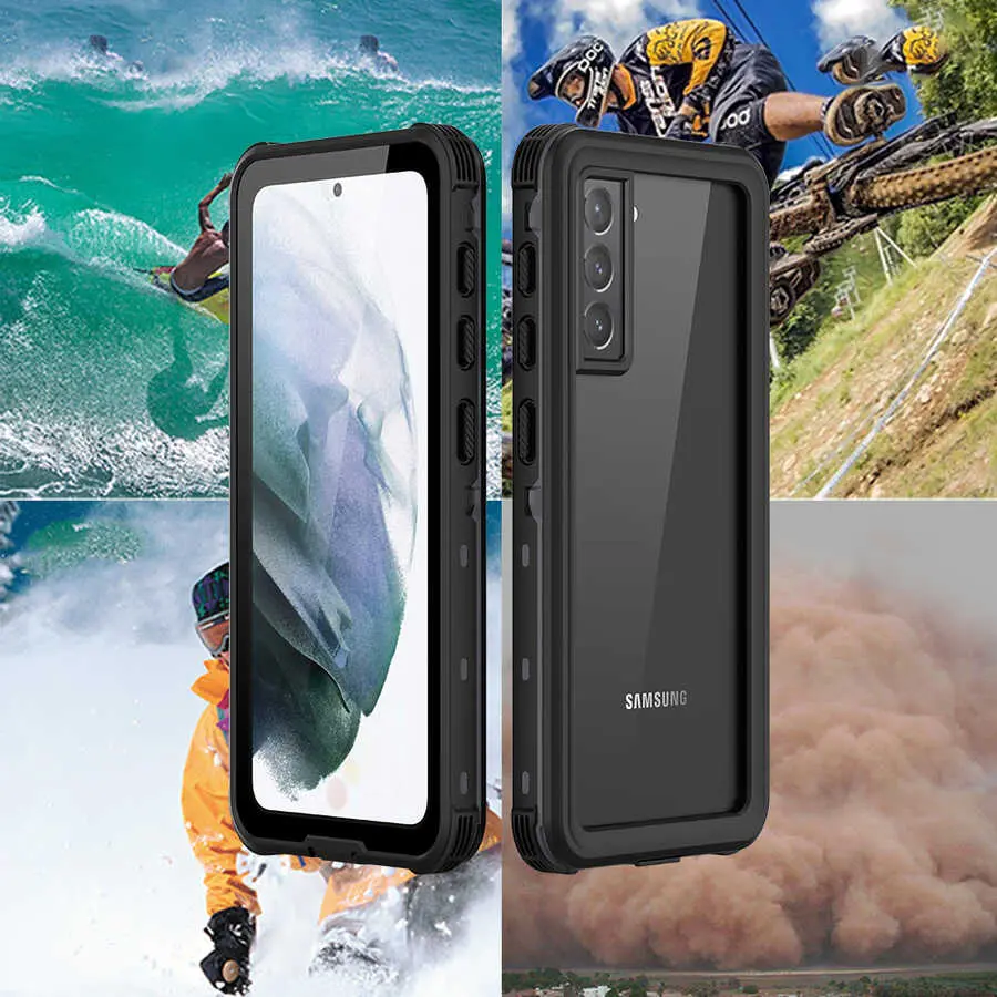 Galaxy S21 Plus Su Geçirmez Kılıf, 2 m Düşme Dayanımlı - Zore