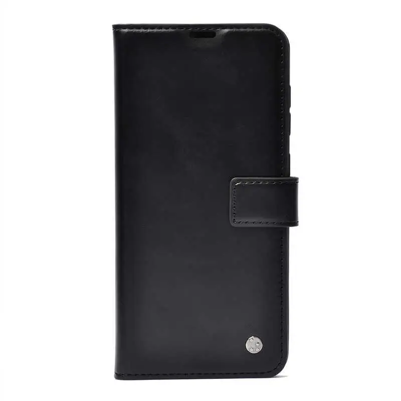 Galaxy S22 Ultra Kapaklı Kılıf, Standlı ve Kartlıklı - Zore Kar Deluxe
