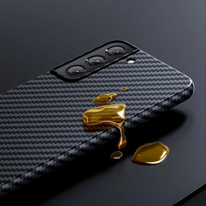 Galaxy S22 Ultra Kevlar Karbon Fiber Kılıf - Benks