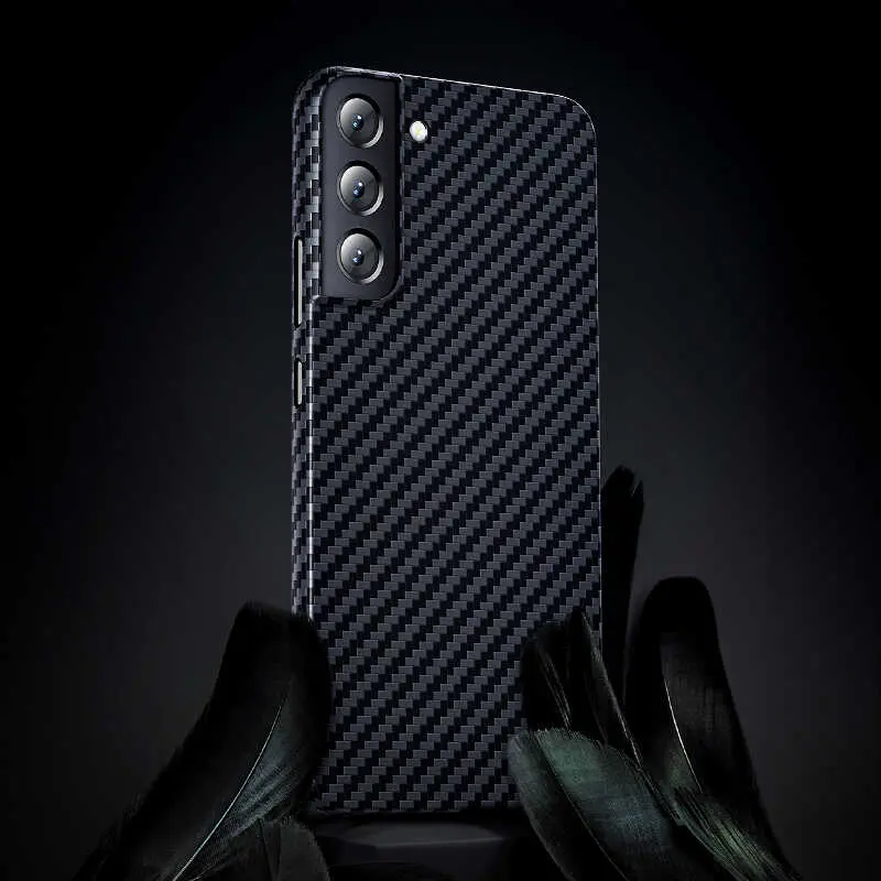 Galaxy S22 Plus Kevlar Karbon Fiber Kılıf - Benks