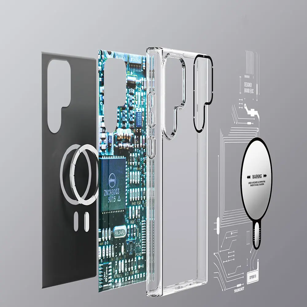 Galaxy S23 Ultra MagSafe Uyumlu Kılıf - YoungKit Technology Serisi