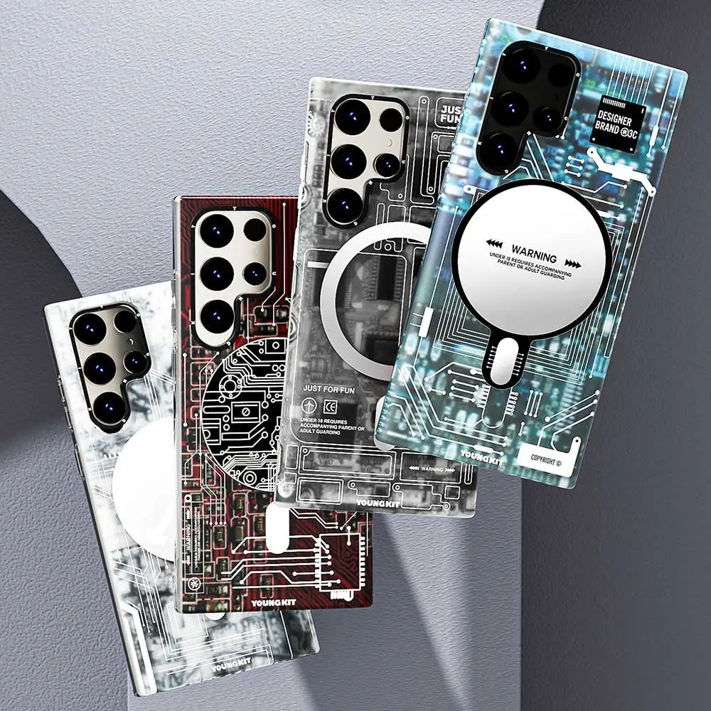 Galaxy S23 Ultra MagSafe Uyumlu Kılıf - YoungKit Technology Serisi