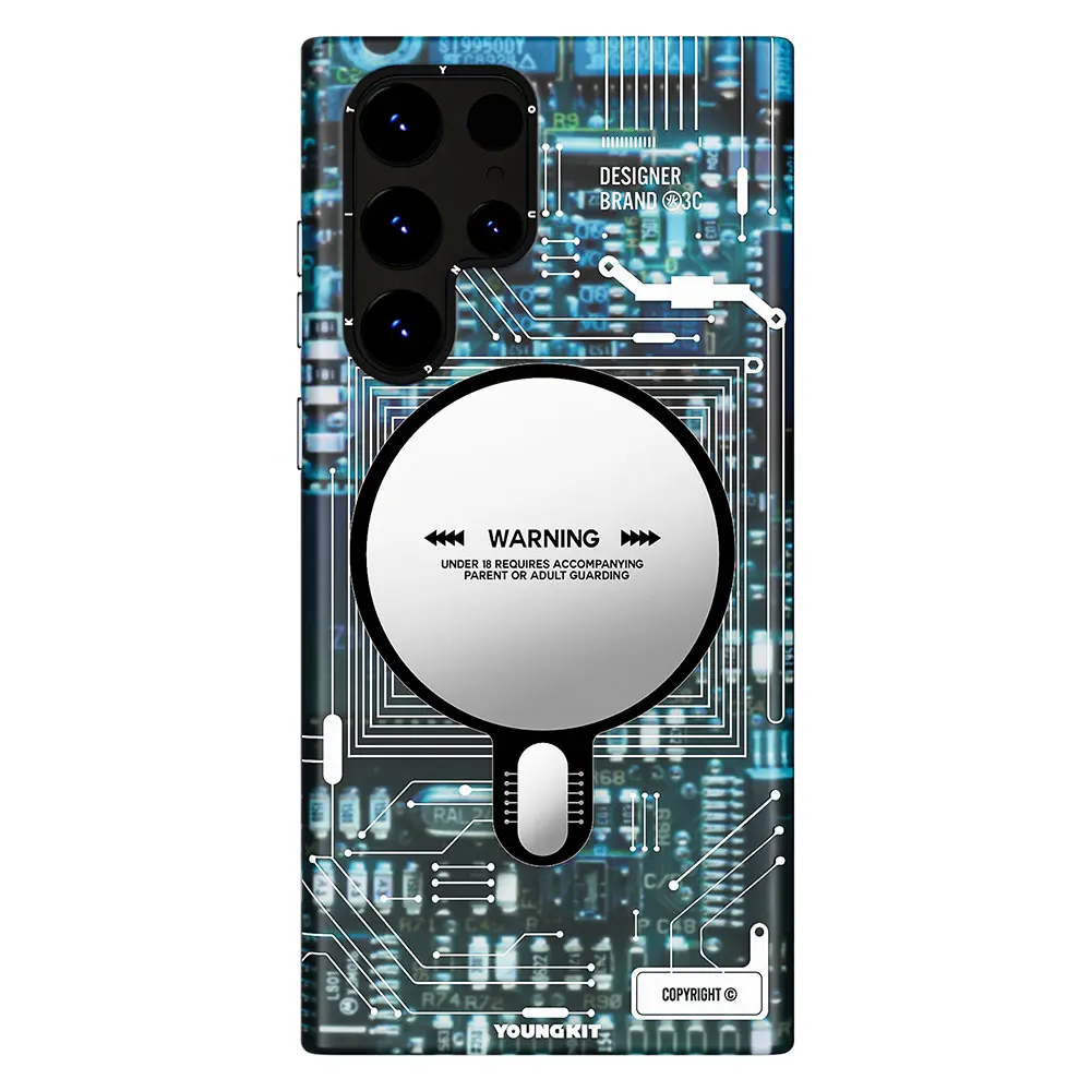 Galaxy S23 Ultra MagSafe Uyumlu Kılıf - YoungKit Technology Serisi