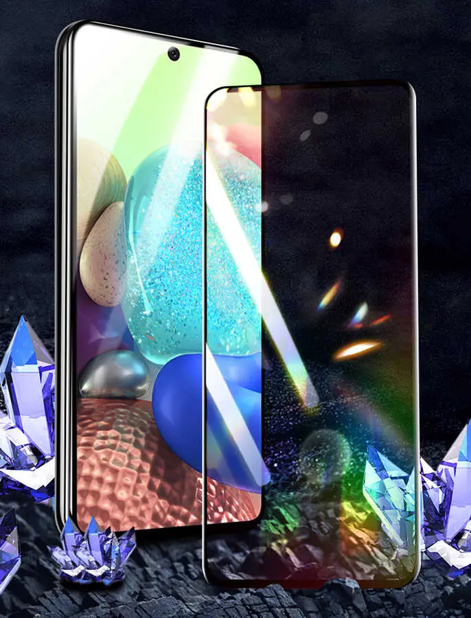 Galaxy S23 FE Kenarları Kırılmaya Dayanıklı Cam Ekran Koruyucu - Zore