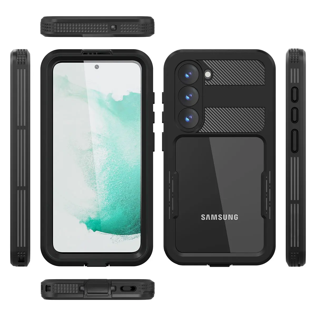 Galaxy S23 Plus Su Geçirmez Kılıf, 2 m Düşmeye Dayanıklı - Zore