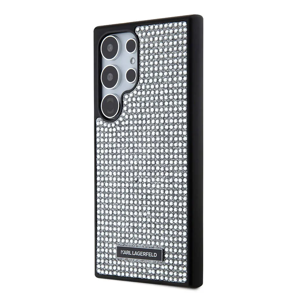 Galaxy S24 Ultra Kılıf, Taşlı Metal Logo - Karl Lagerfeld Lisanslı