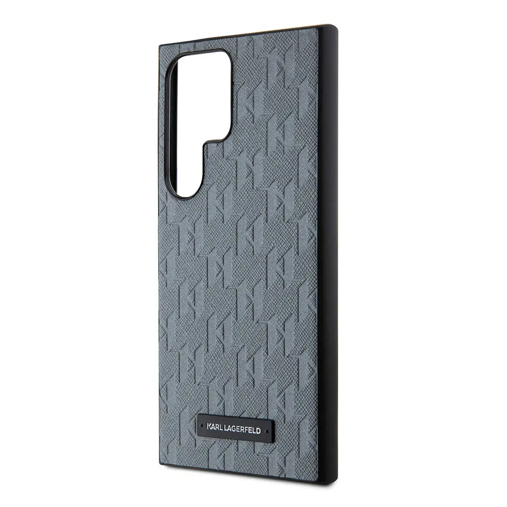 Galaxy S24 Ultra Kılıf, Saffiano Monogram Metal Logo - Karl Lagerfeld