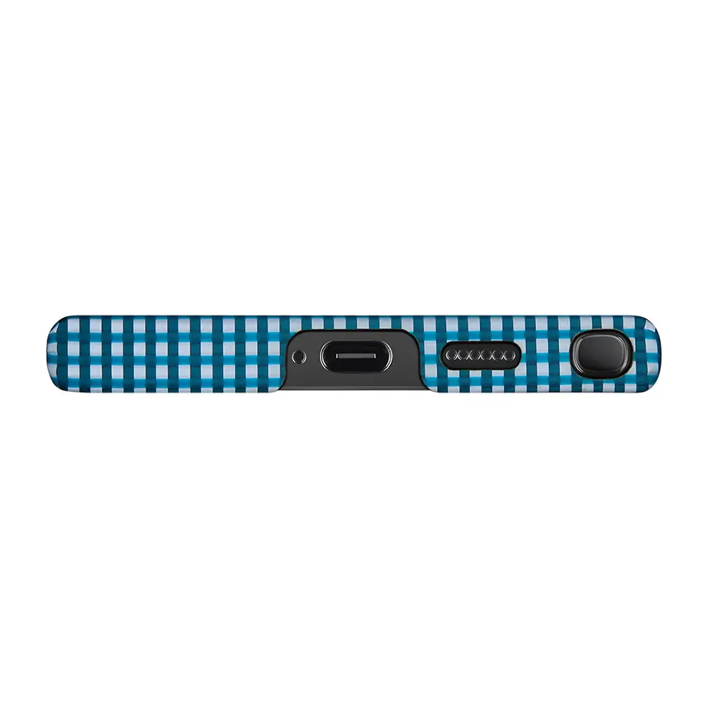 Galaxy S24 Ultra MagSafe Uyumlu Aramid Fiber Kılıf - Pitaka Ultra-Slim Classic Ice Sea