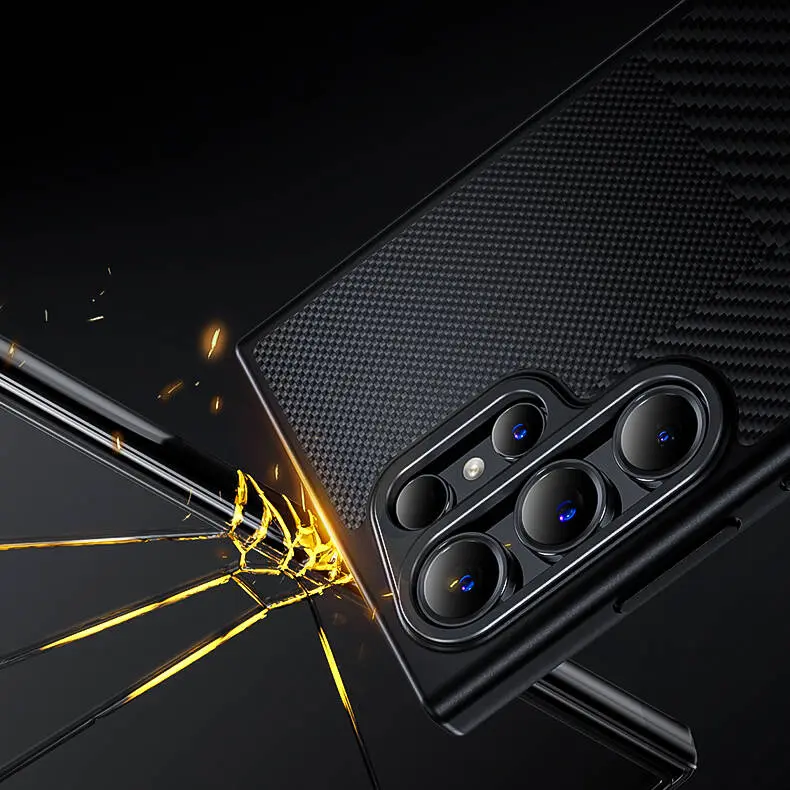Galaxy S24 Ultra MagSafe Uyumlu Kevlar Kılıf - Benks Montage Hybrid ArmorPro