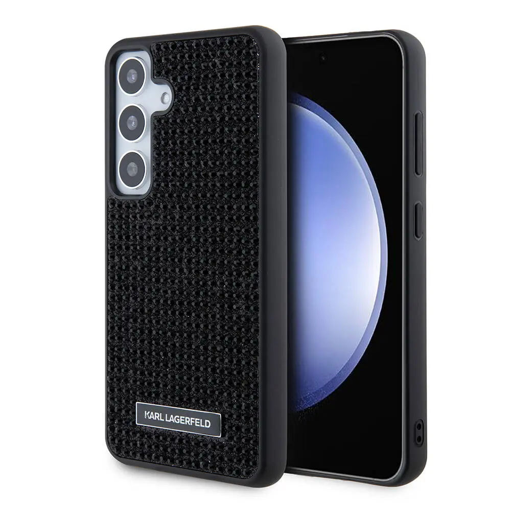 Galaxy S24 Taşlı Metal Logo Kılıf - Karl Lagerfeld Lisanslı