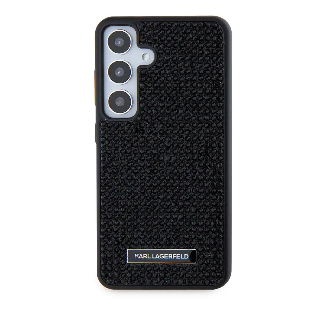 Galaxy S24 Taşlı Metal Logo Kılıf - Karl Lagerfeld Lisanslı