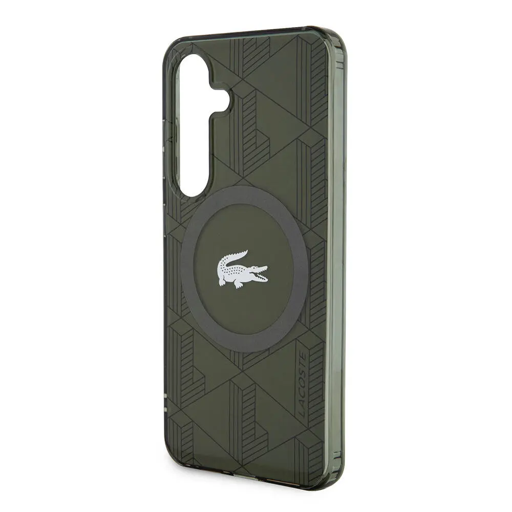 Galaxy S24 MagSafe Uyumlu Çift Katmanlı Kılıf - Lacoste Blend Monogram